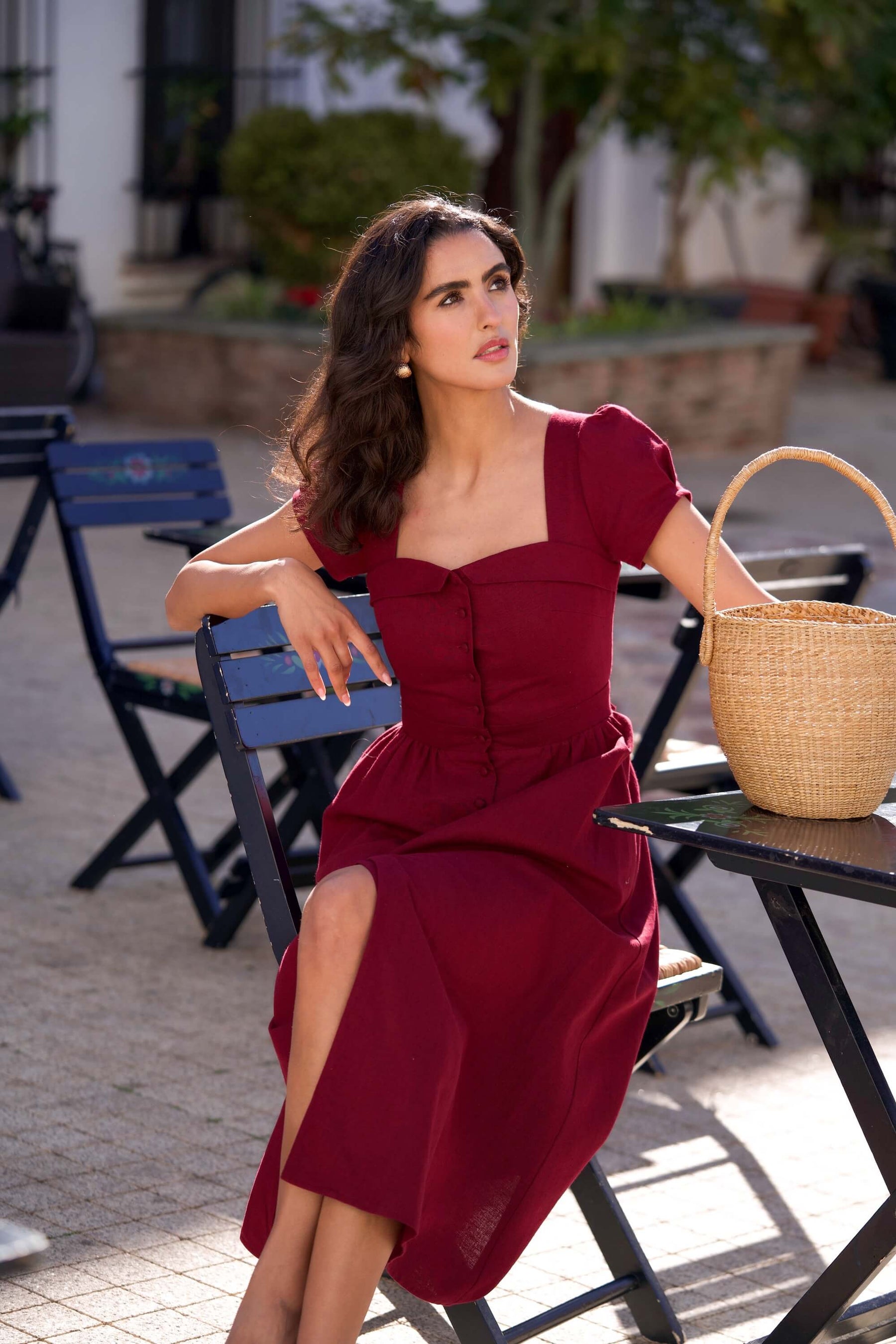 Estelle Button Down Dress