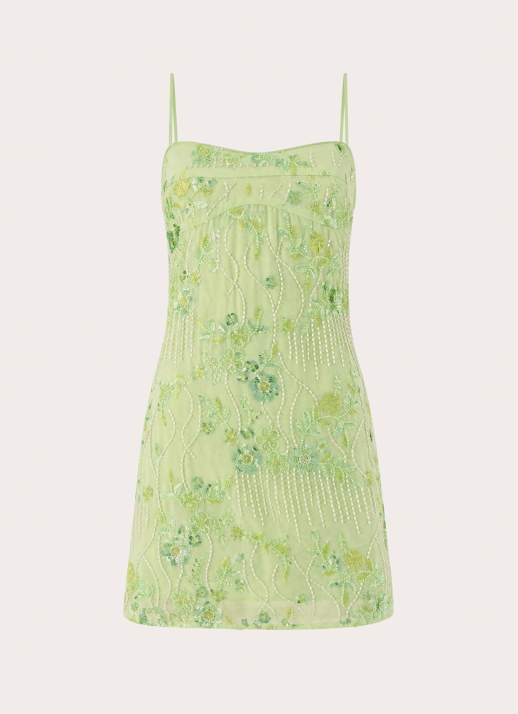 Celandine Mini Dress - Lime