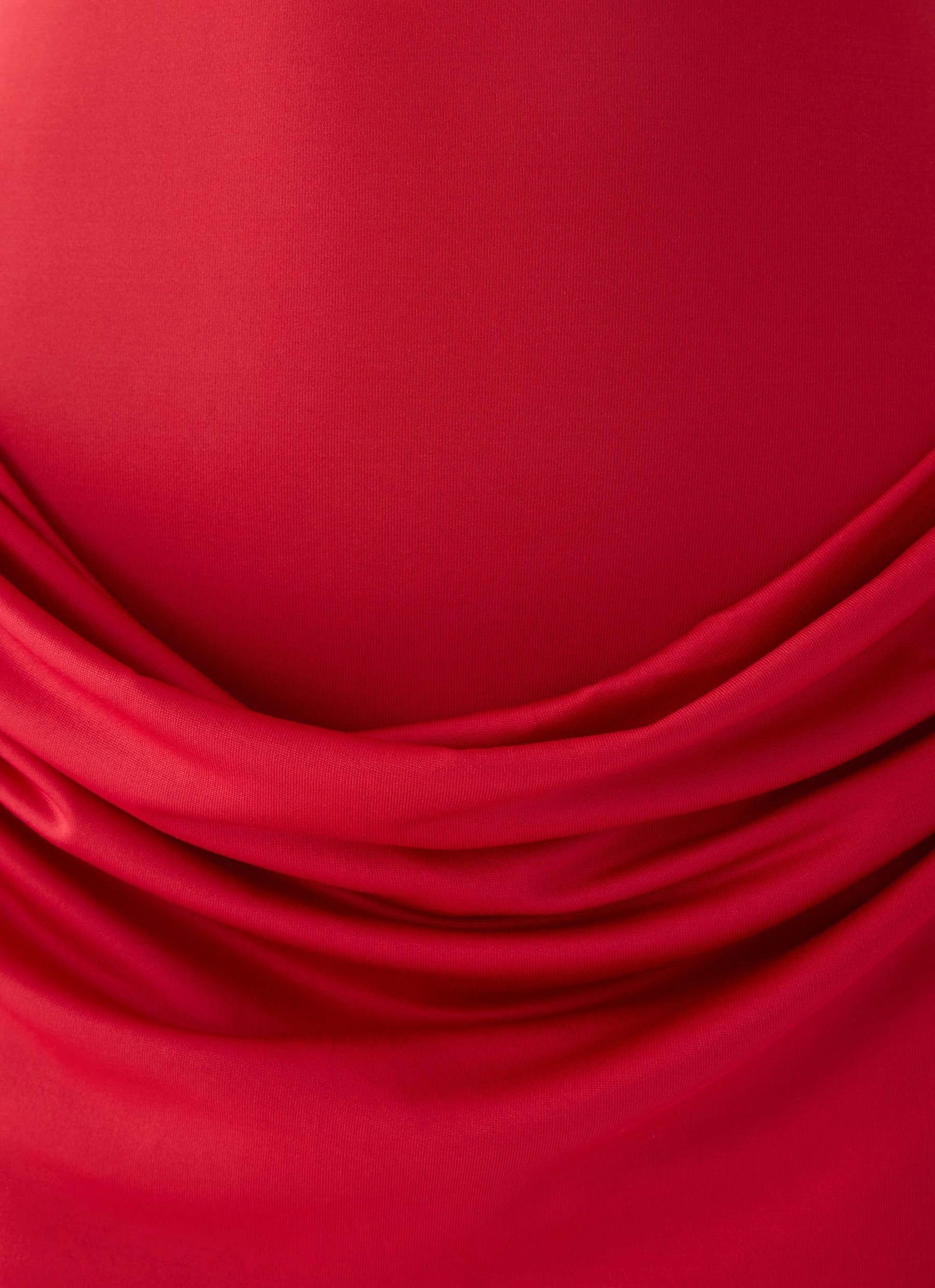 Elira Mini Dress - Chilli Red