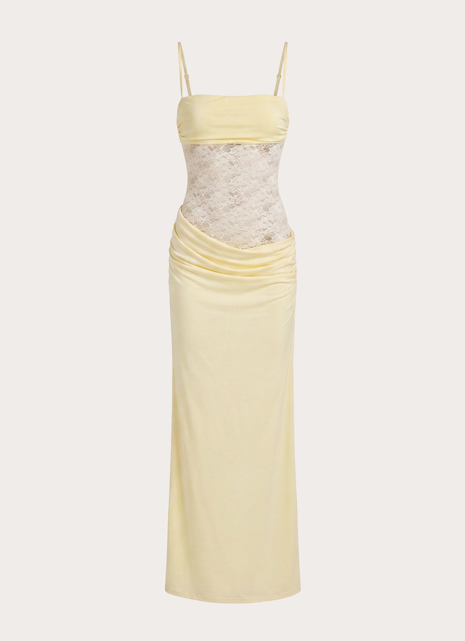 Emesy Lace Maxi Dress - Yellow