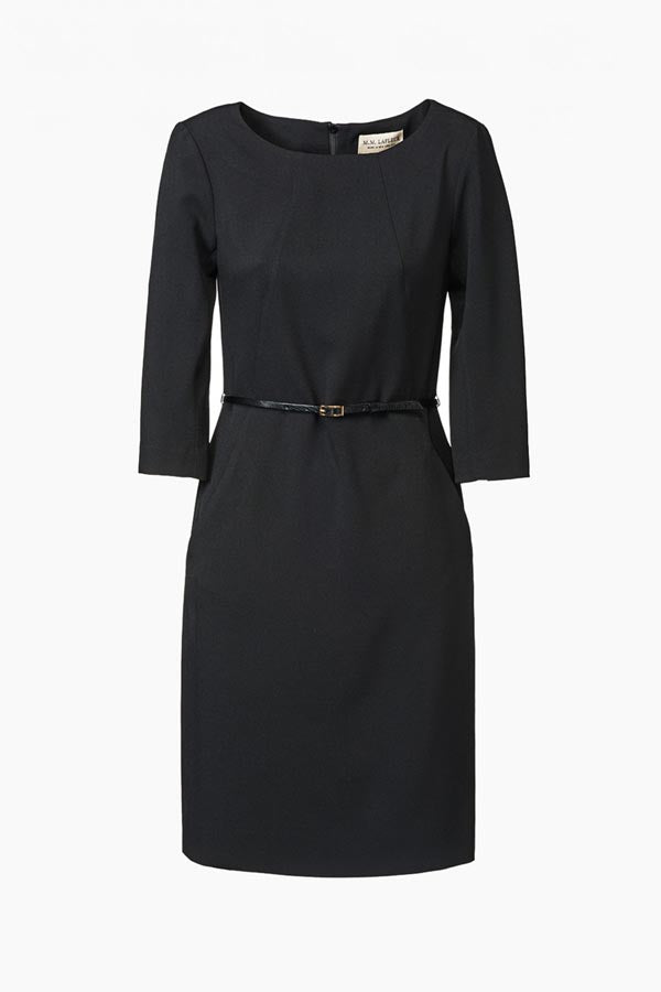 Etsuko Dress - Recycled WonderTex :: Black
