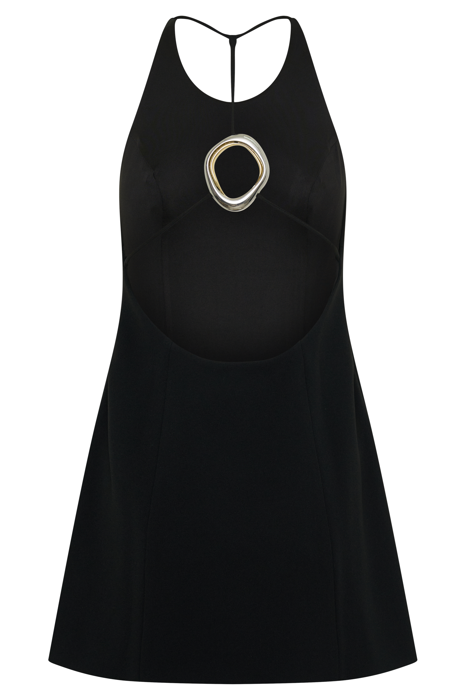 Lucianne Hardware Mini Dress - Black