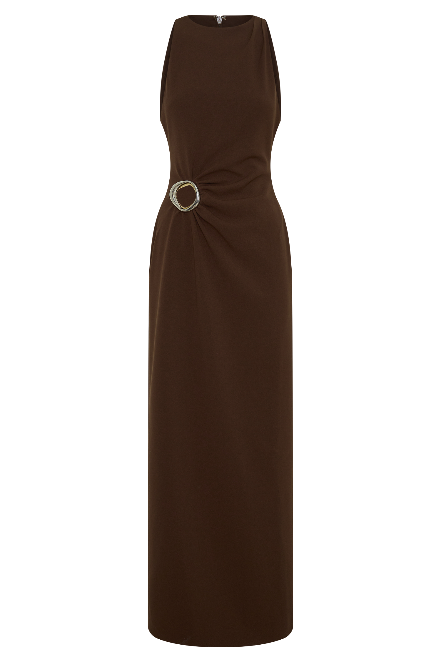 Maylin Hardware Maxi Dress - Dark Chocolate