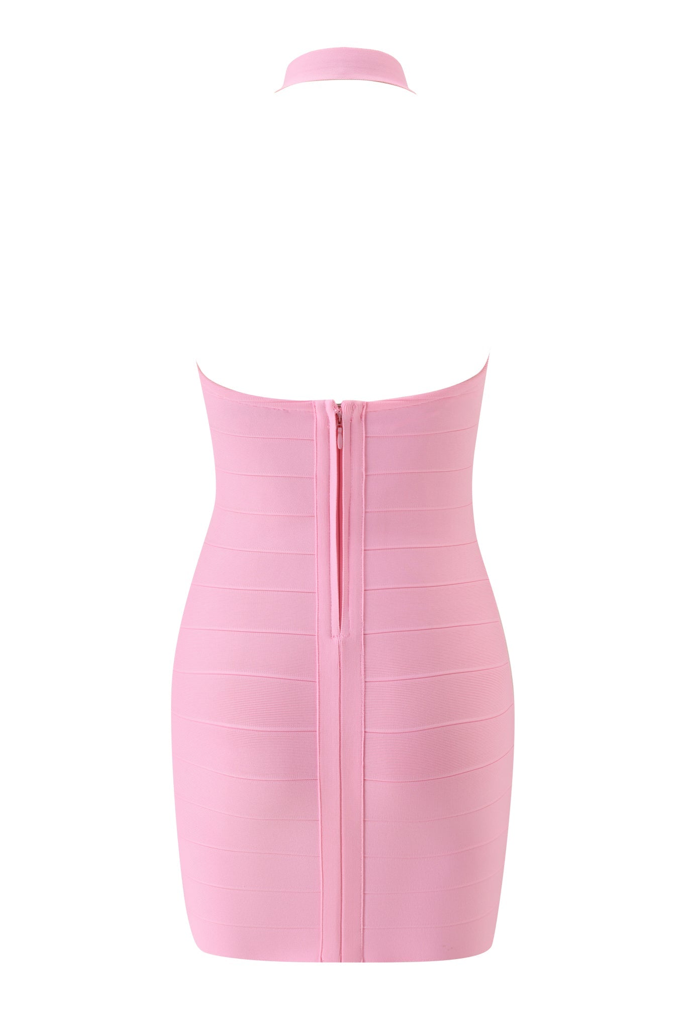 AIDEN BANDAGE MINI DRESS - PINK