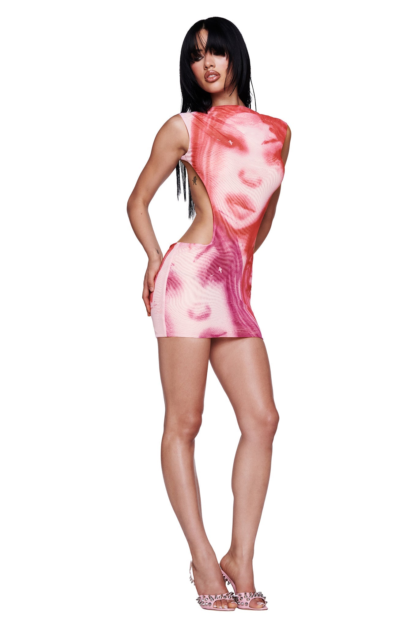 T-REX CORALINE MINI DRESS - PINK