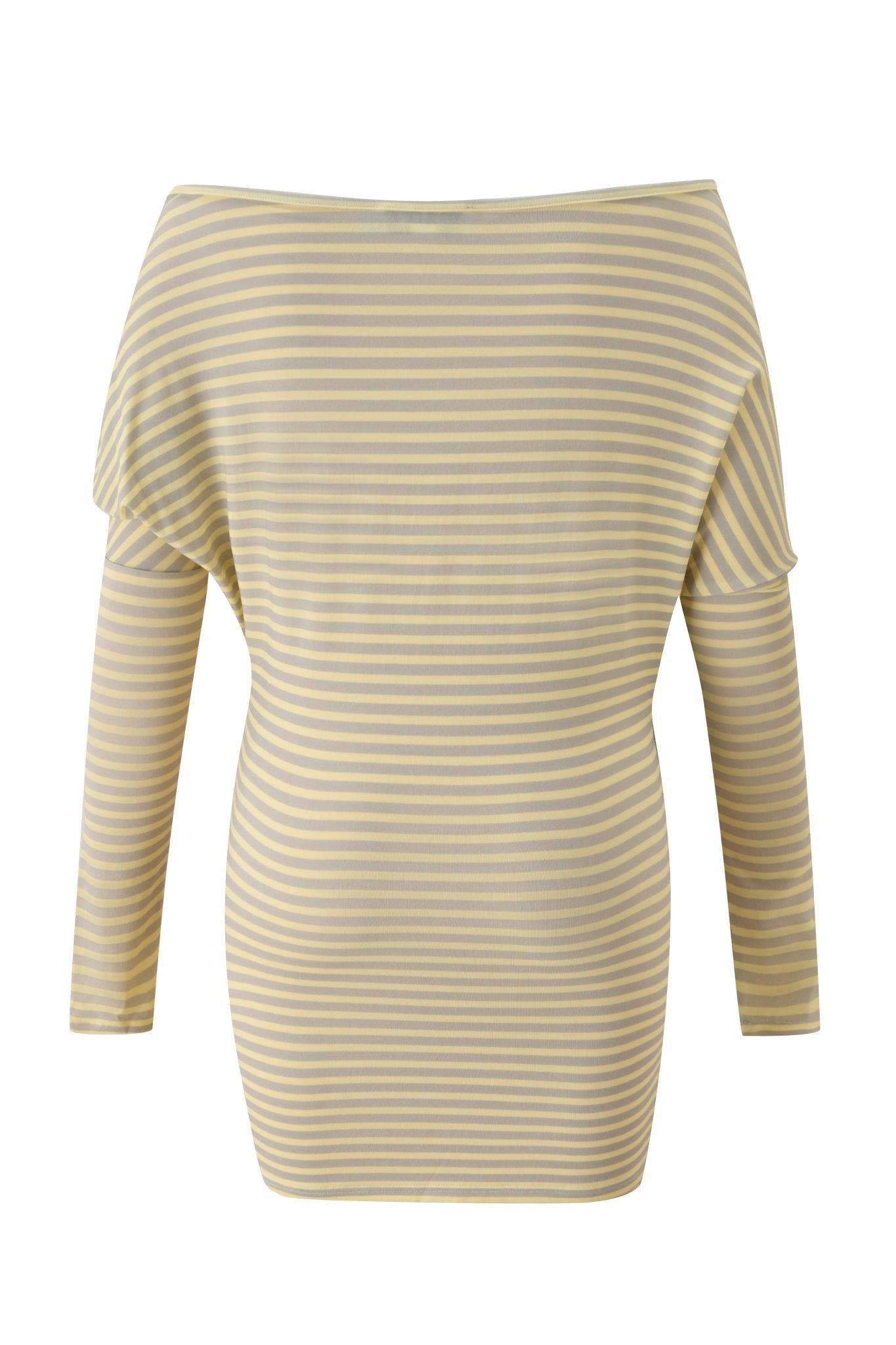 T-REX GISELLE OFF SHOULDER MINI DRESS - YELLOW