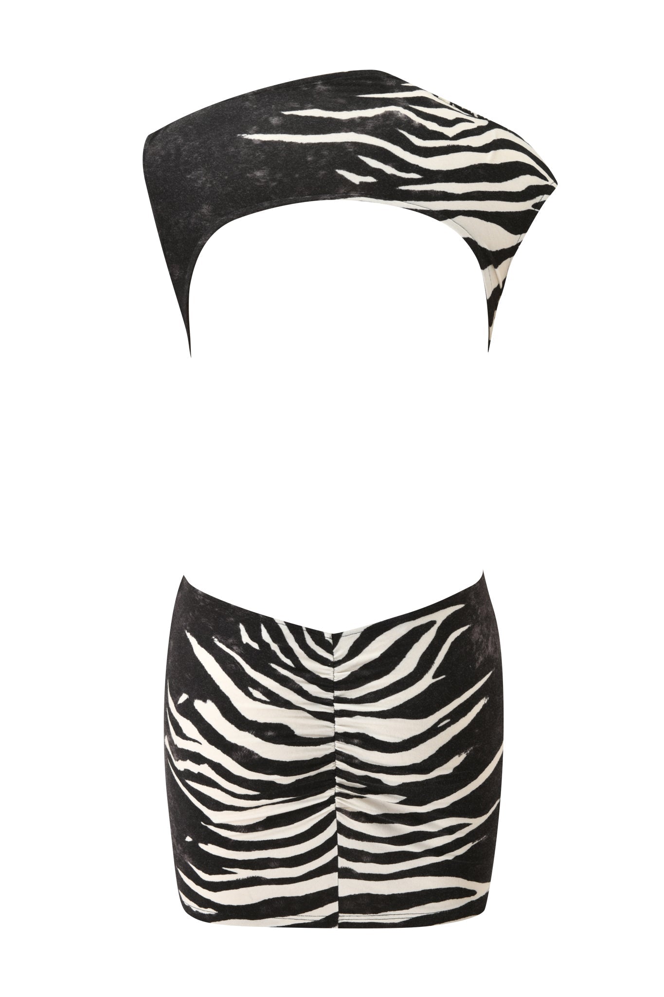 ELIANA MINI DRESS - BLACK WILD SIDE