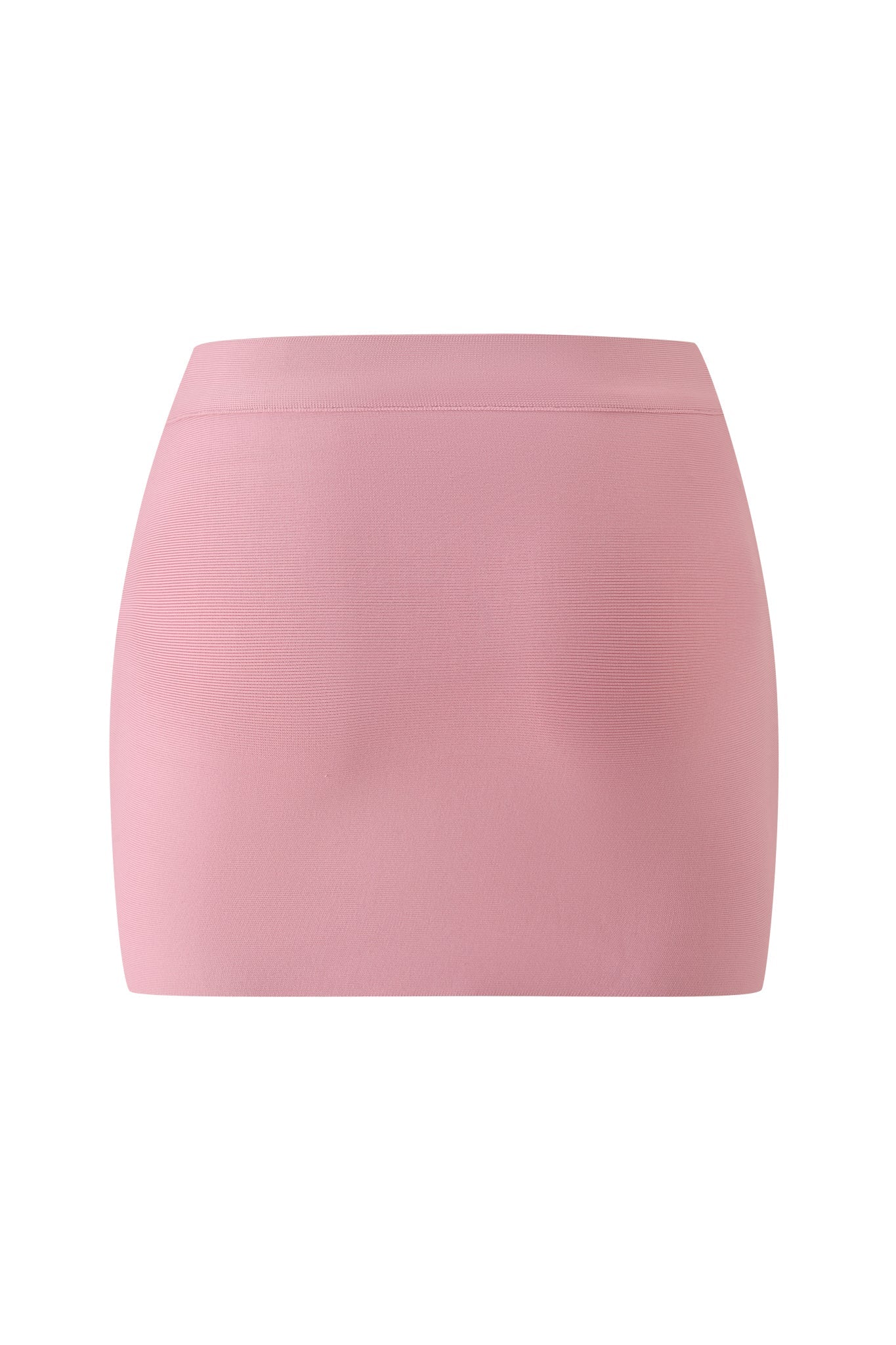 ISELA BANDAGE MINI SKIRT - DUSTY ROSE