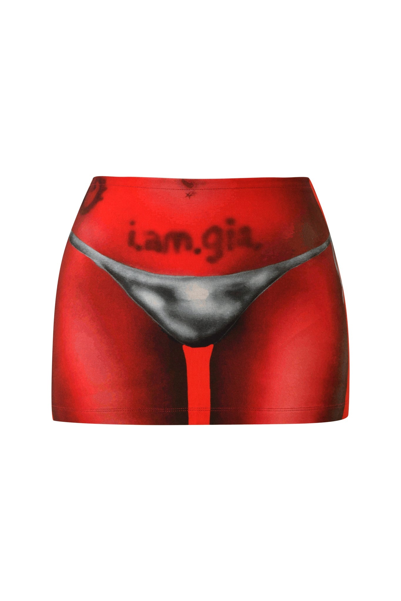 T-REX BLARE MINI SKIRT - RED