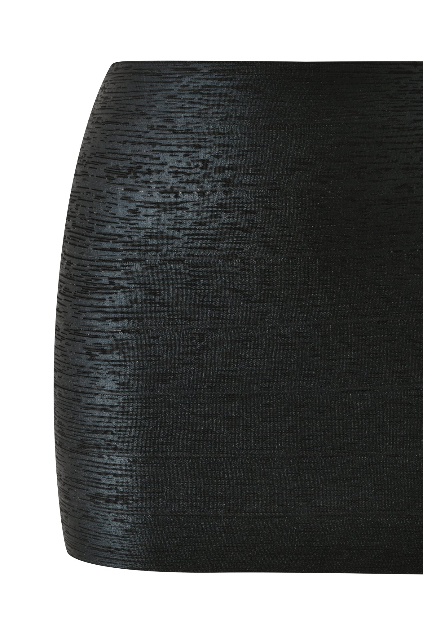AIDEN PLATINUM BANDAGE MINI SKIRT - BLACK