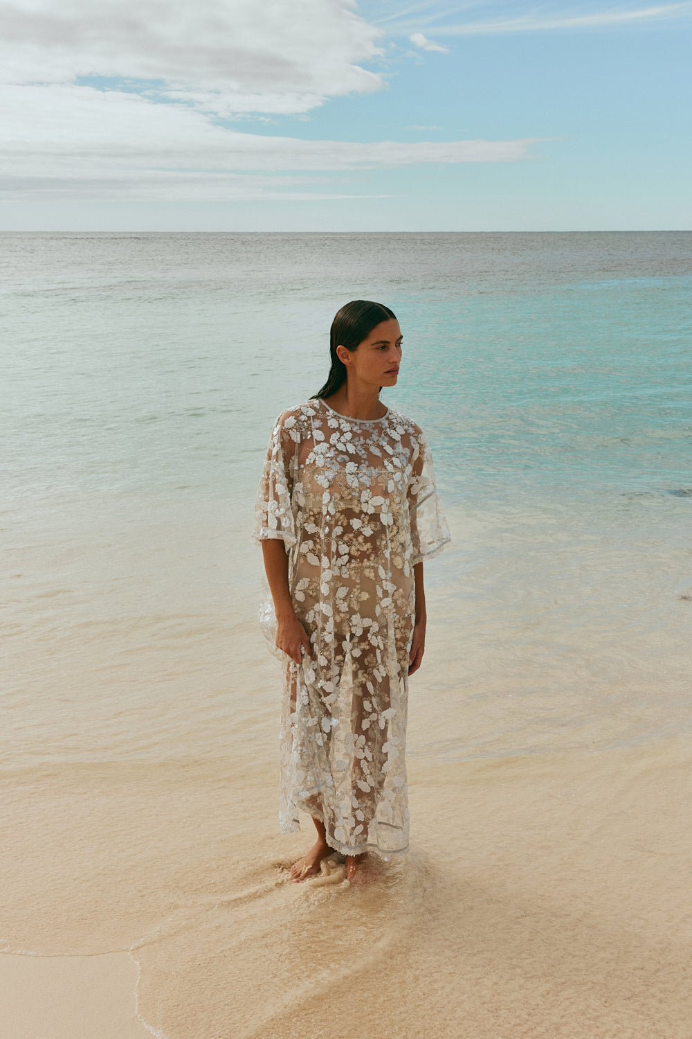 Ivette Sequin Midi Dress Ivy
