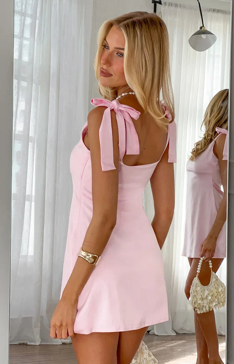 Jaycee Baby Pink Mini Dress