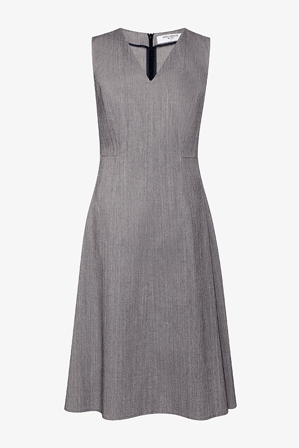 Jaycie Easy Dress - Cotton Viscose :: Harbor Blue