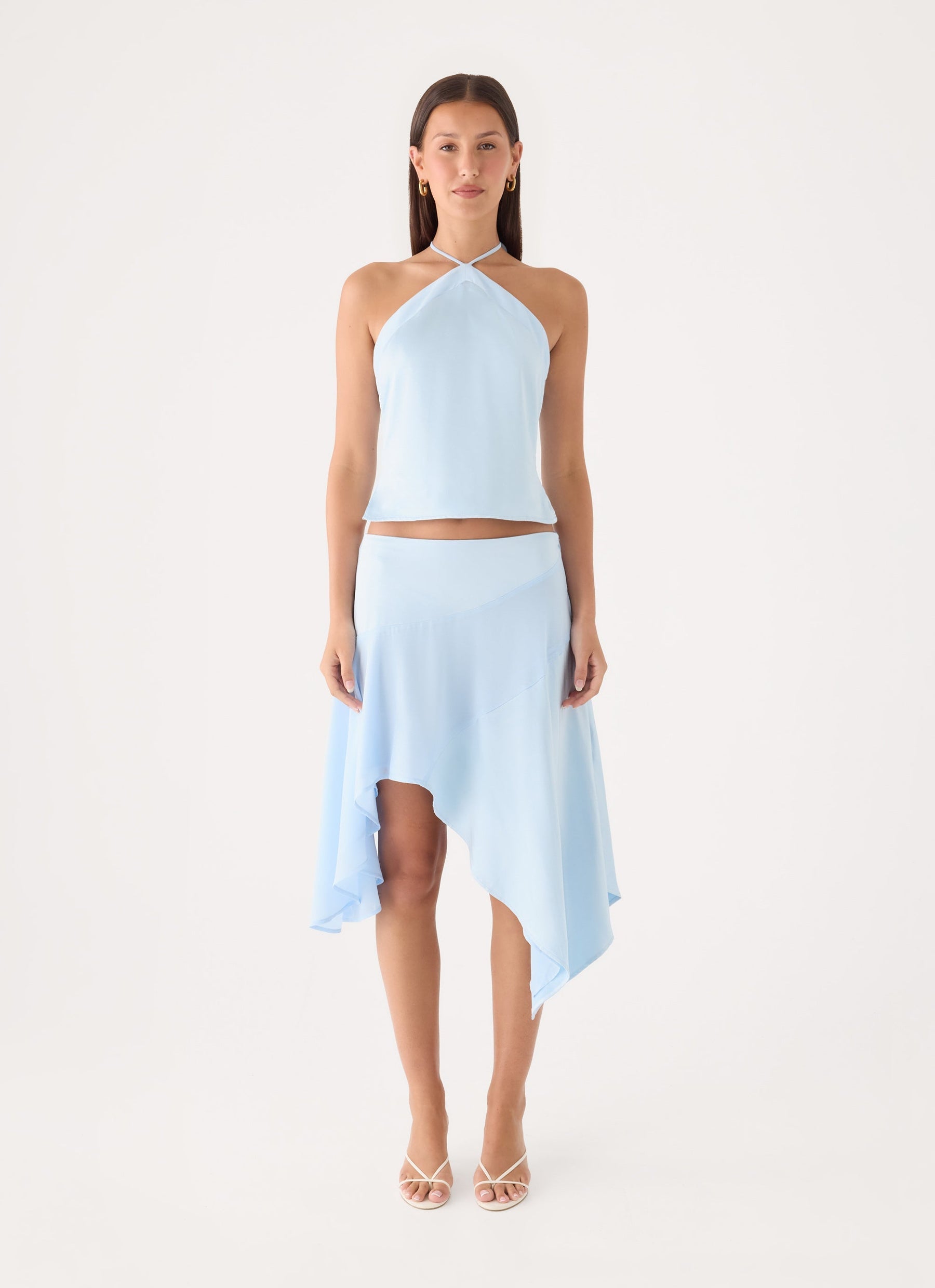 Klose Midi Skirt - Baby Blue