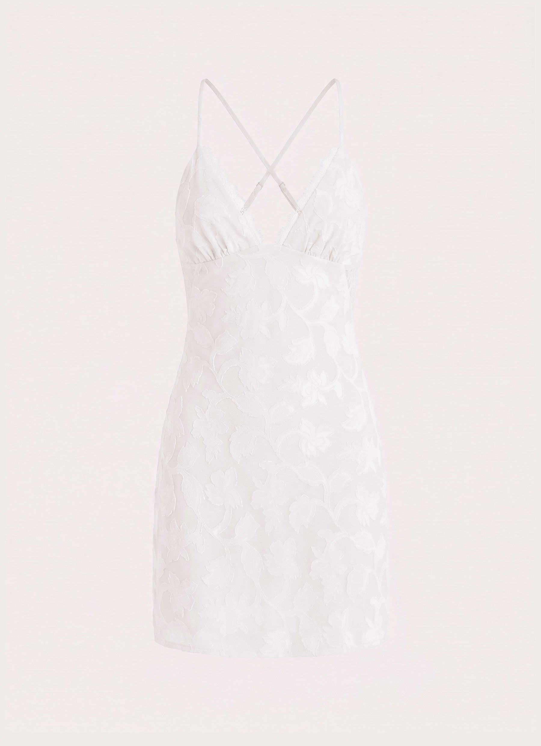 Leeana  Mini Dress - White