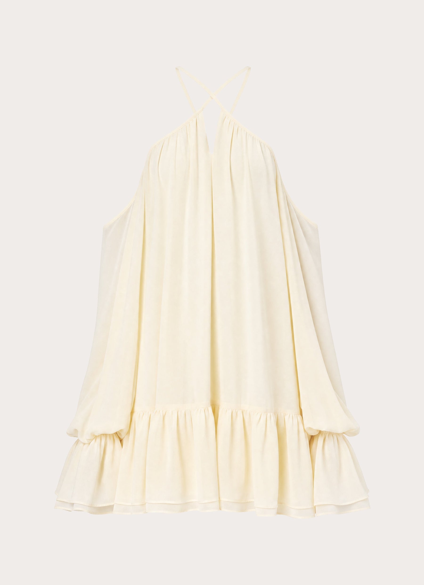 Life Is A Party Mini Dress - Butter Yellow