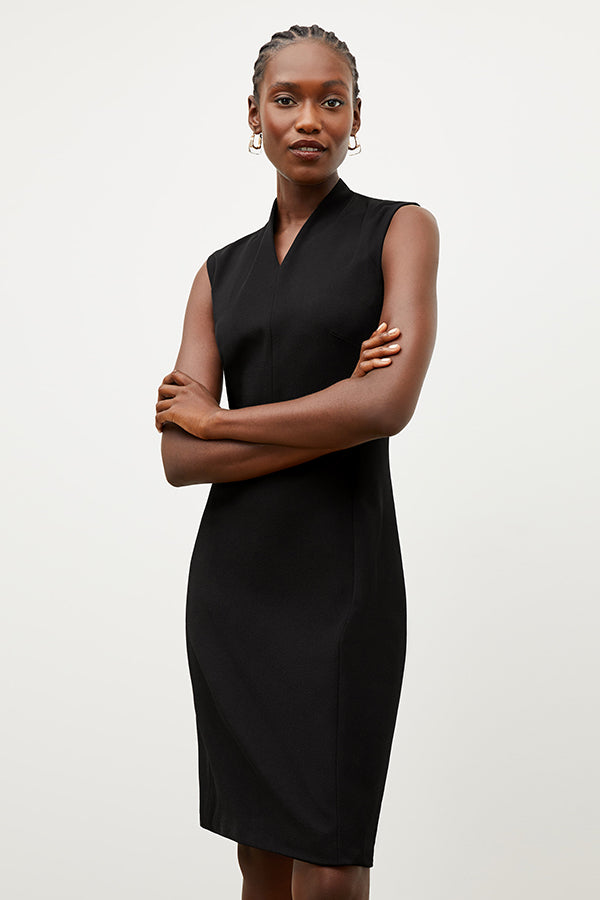 Aditi Dress - Recycled WonderTex :: Black