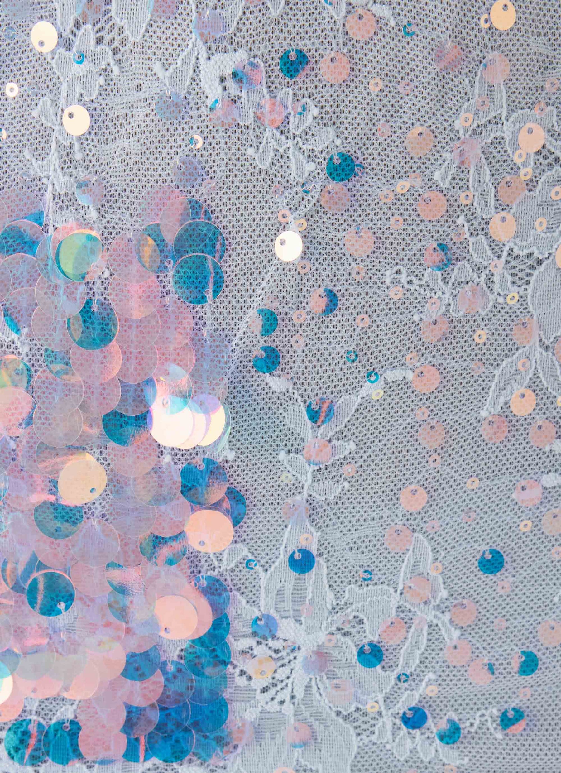 Maral Sequin Mini Dress - Blue