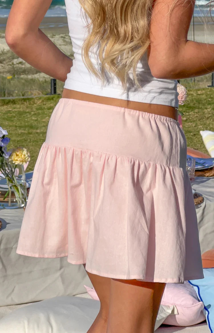 Marissa Pink Mini Skirt