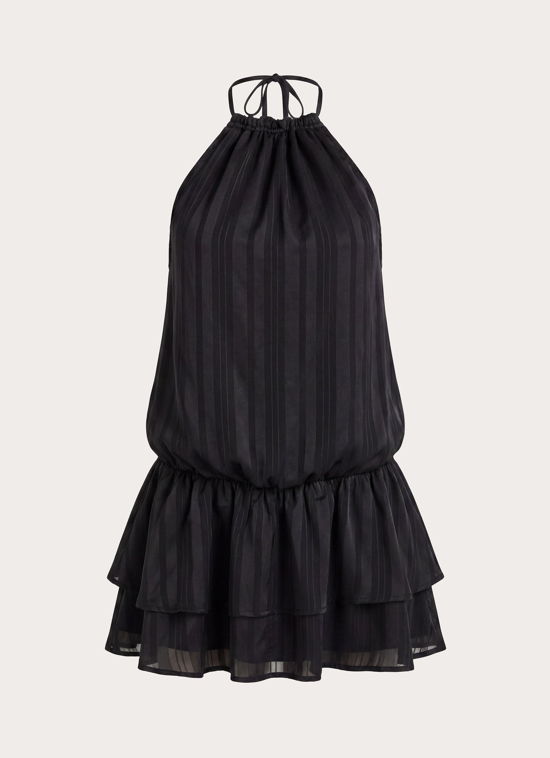 Parade Halter Mini Dress - Black