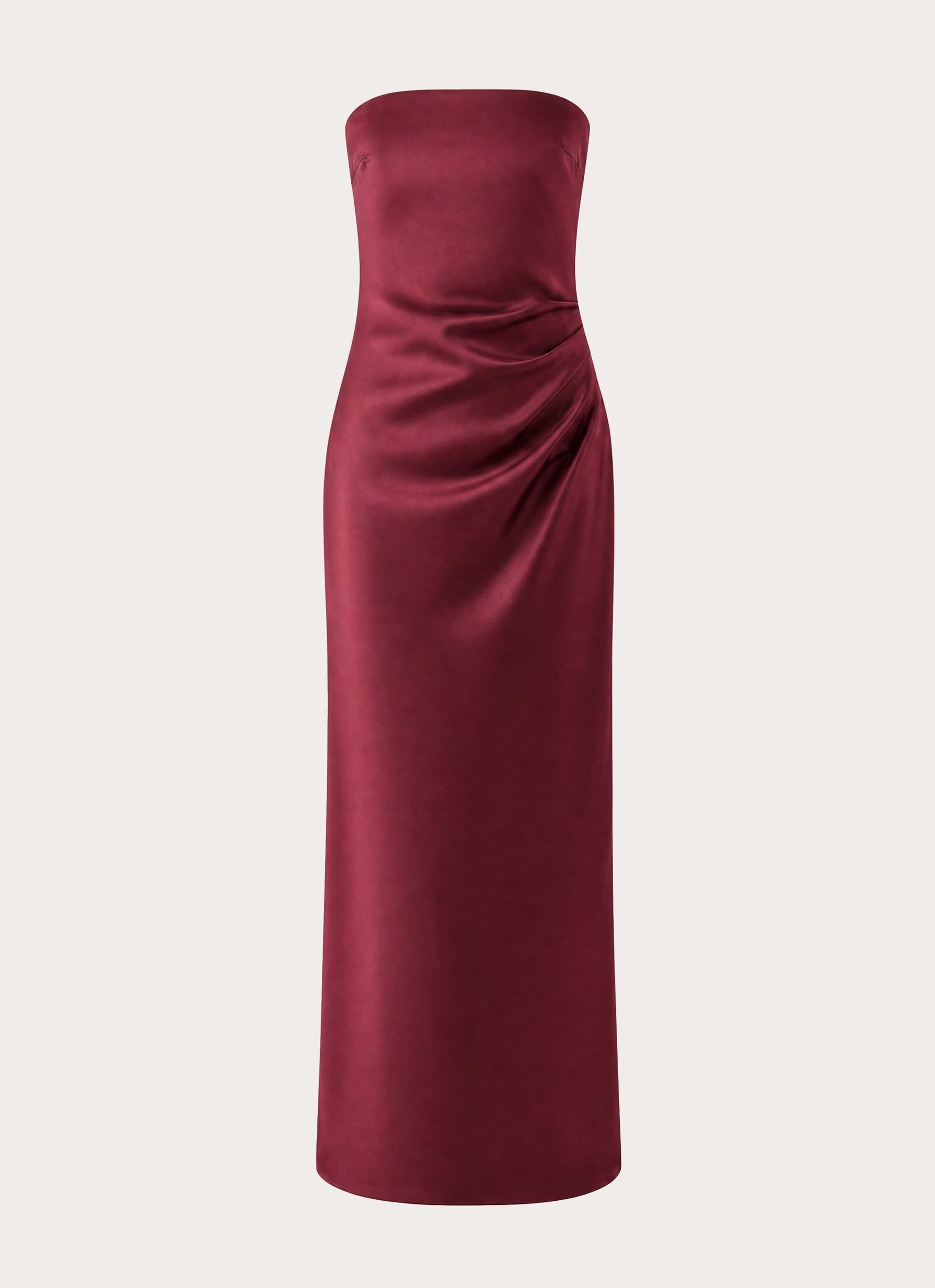 Rinari Strapless Maxi Dress - Maroon