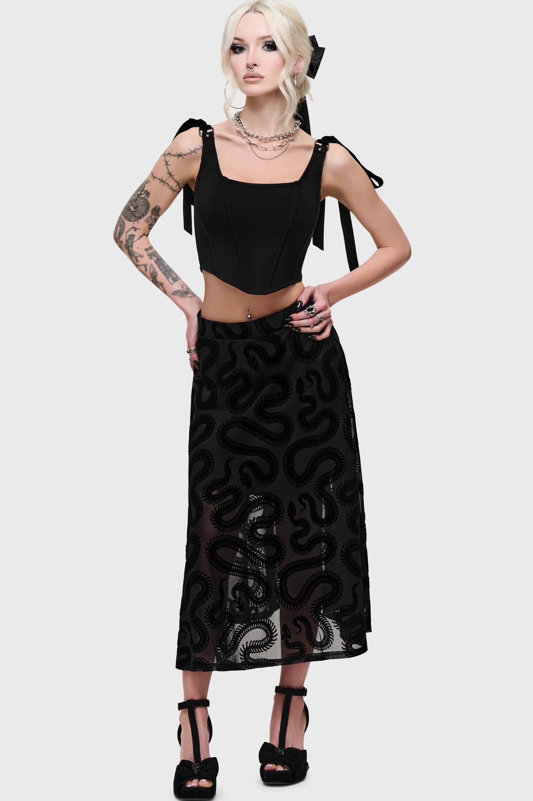 Serpentes Midi Skirt