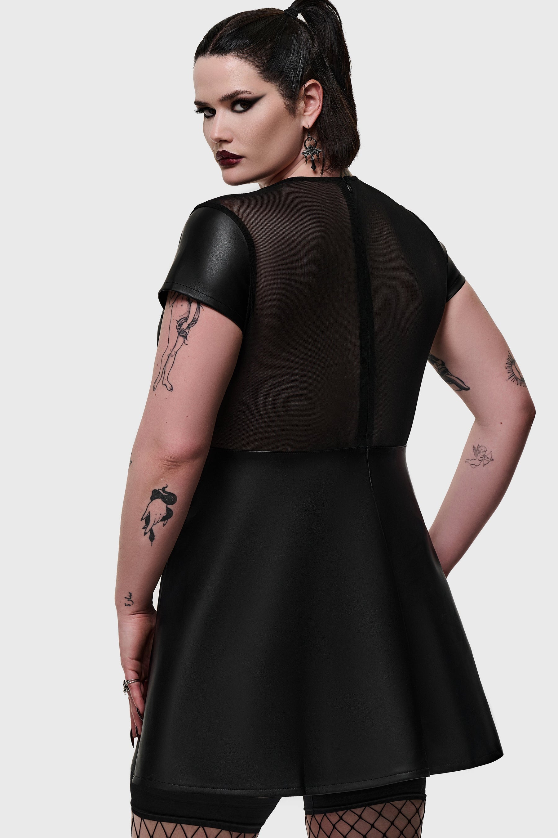 Shadow Skater Mini Dress