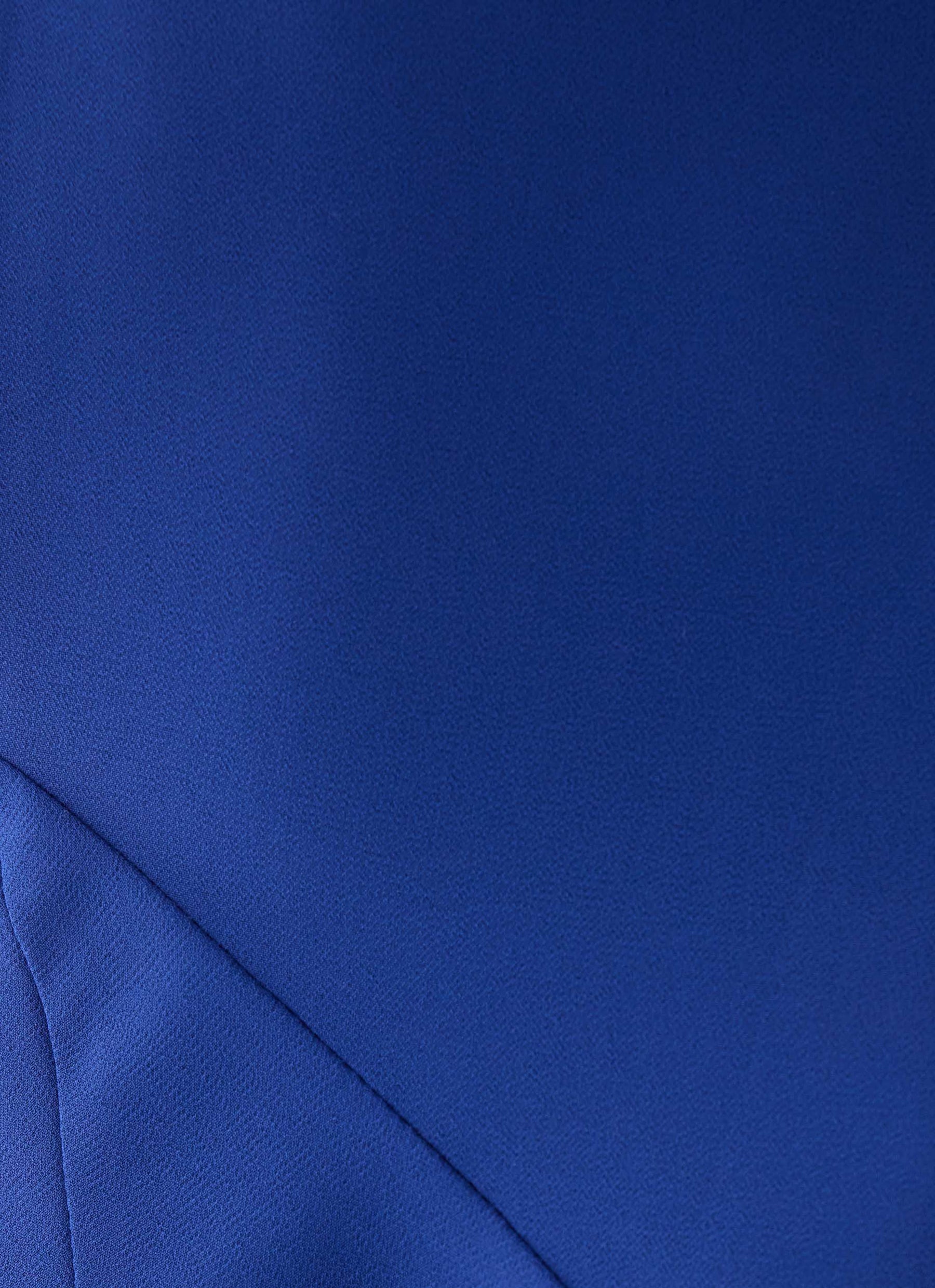 Tunelia Asymmetric Midi Dress - Blue