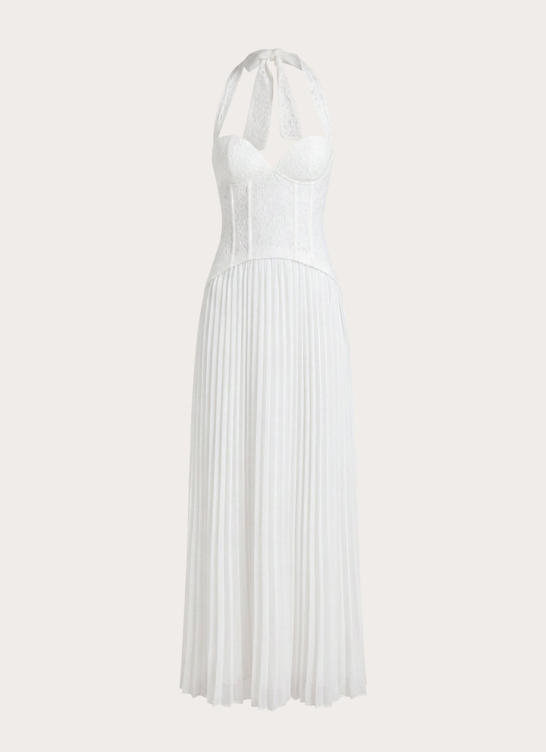 Tunnel Vision Maxi Dress - White