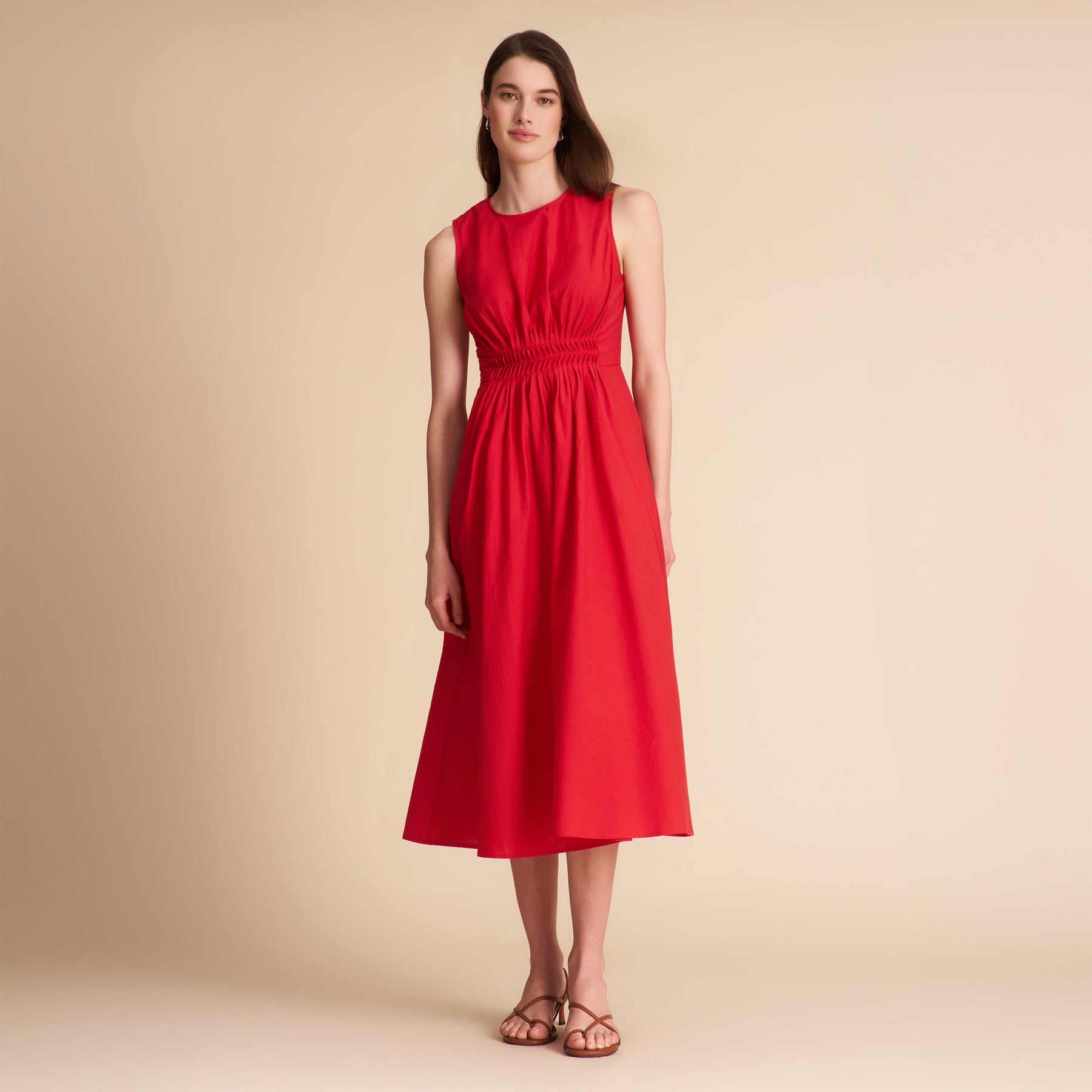 Vita Soirée Dress - Voile :: Ribbon Red