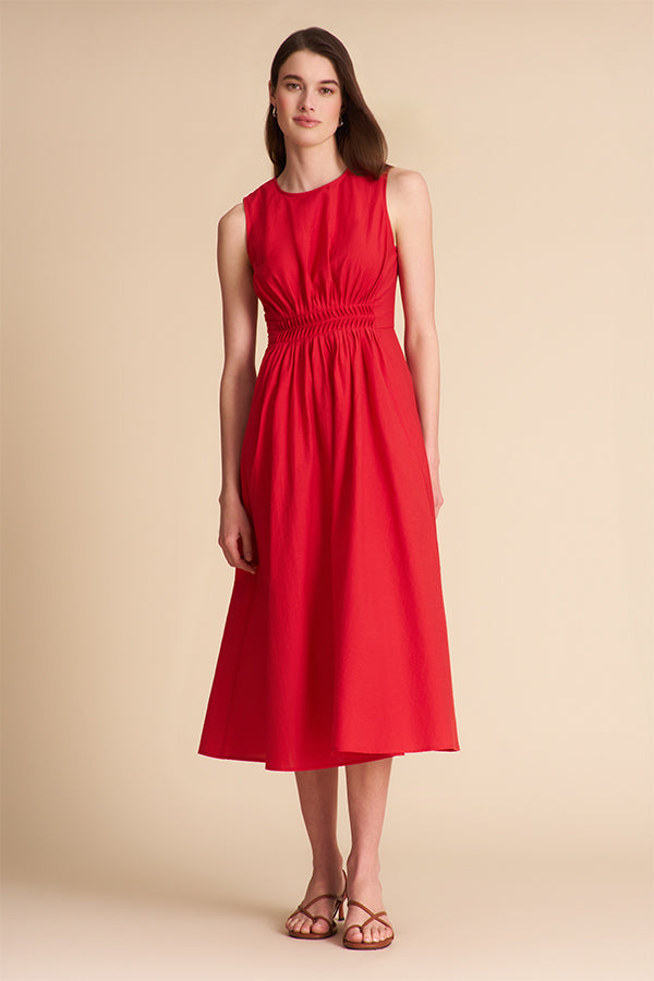 Vita Soirée Dress - Voile :: Ribbon Red