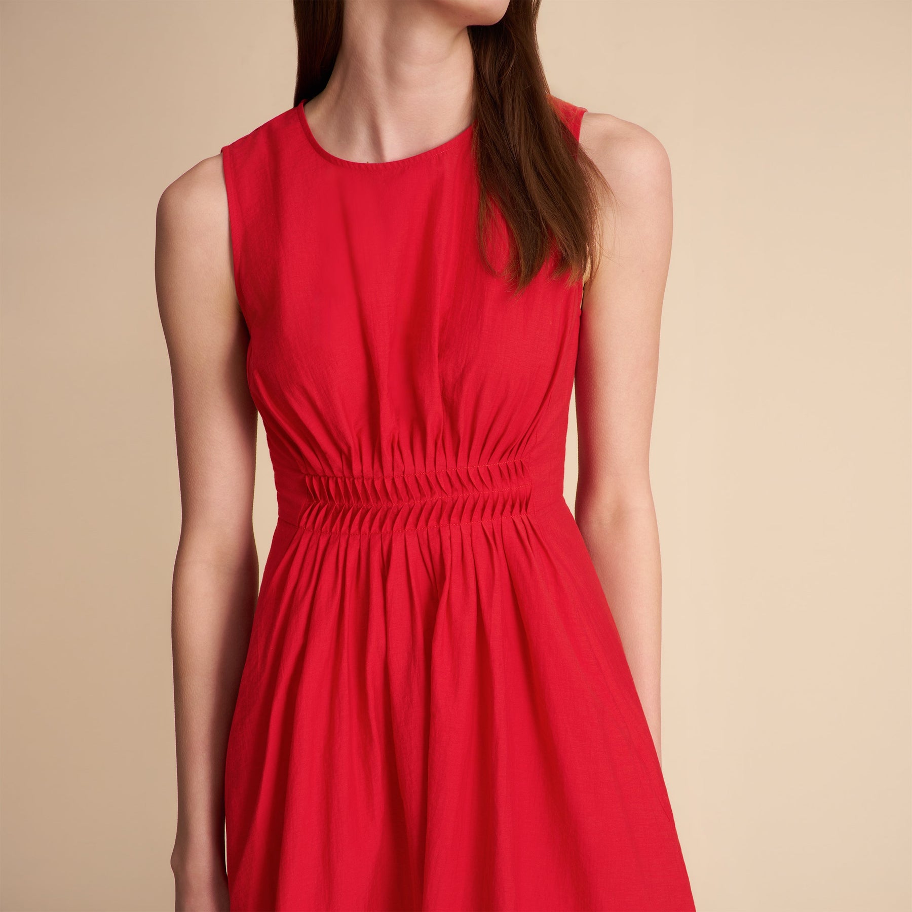 Vita Soirée Dress - Voile :: Ribbon Red