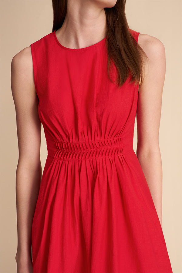 Vita Soirée Dress - Voile :: Ribbon Red