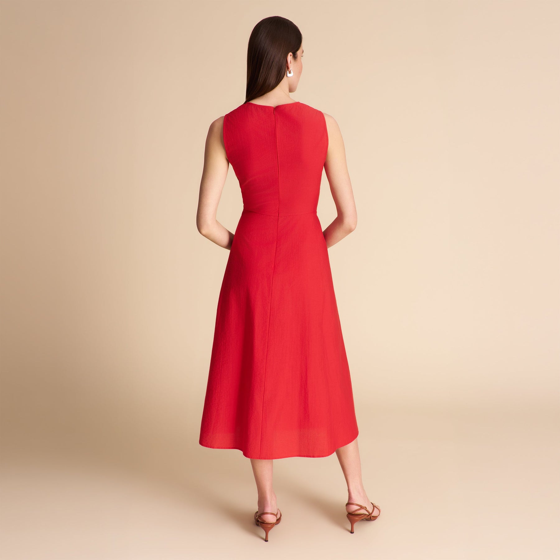 Vita Soirée Dress - Voile :: Ribbon Red