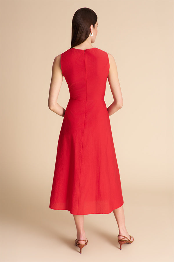 Vita Soirée Dress - Voile :: Ribbon Red