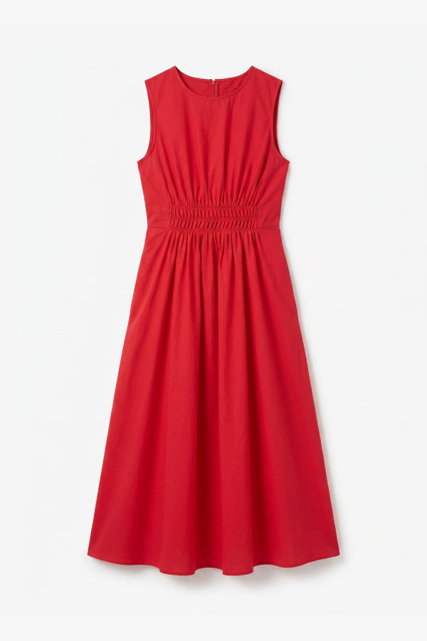 Vita Soirée Dress - Voile :: Ribbon Red