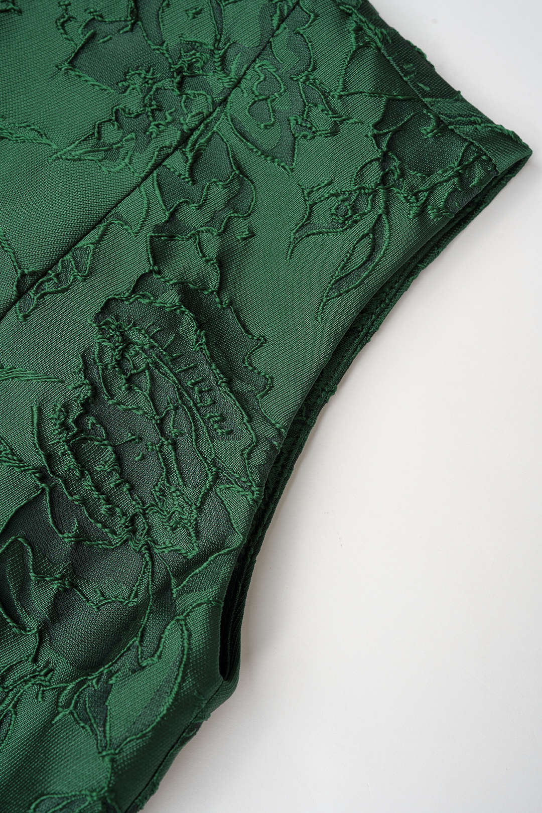 Jacquard Frog Button Sleeveless Mini Dress