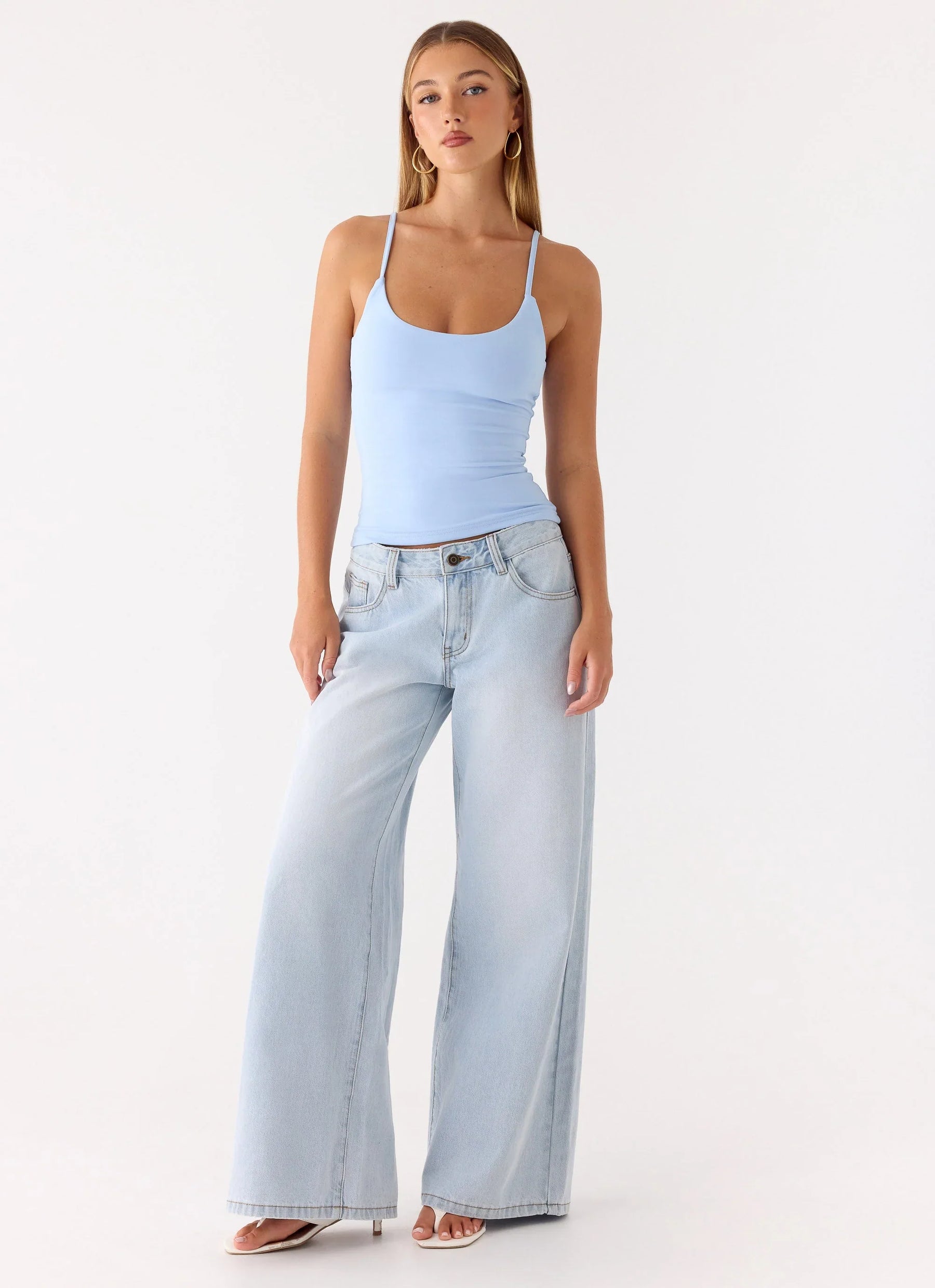 Blondie Tank Top - Blue