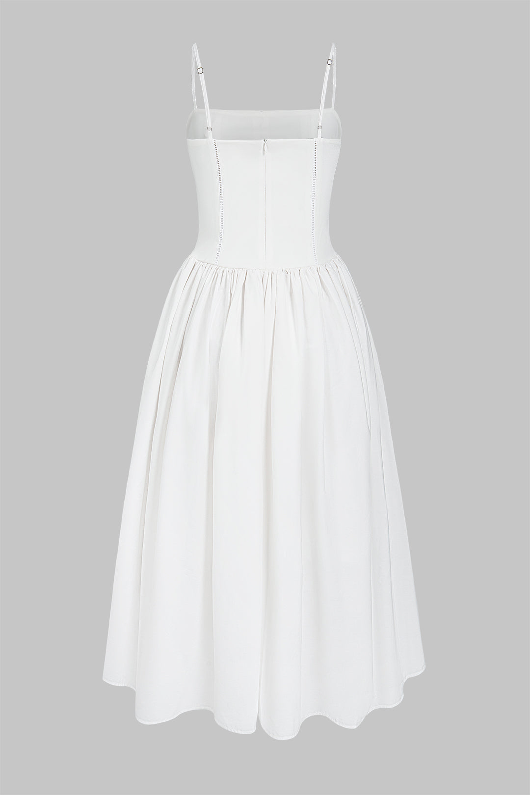Solid Cut Out Slip Sleeveless Maxi Dress