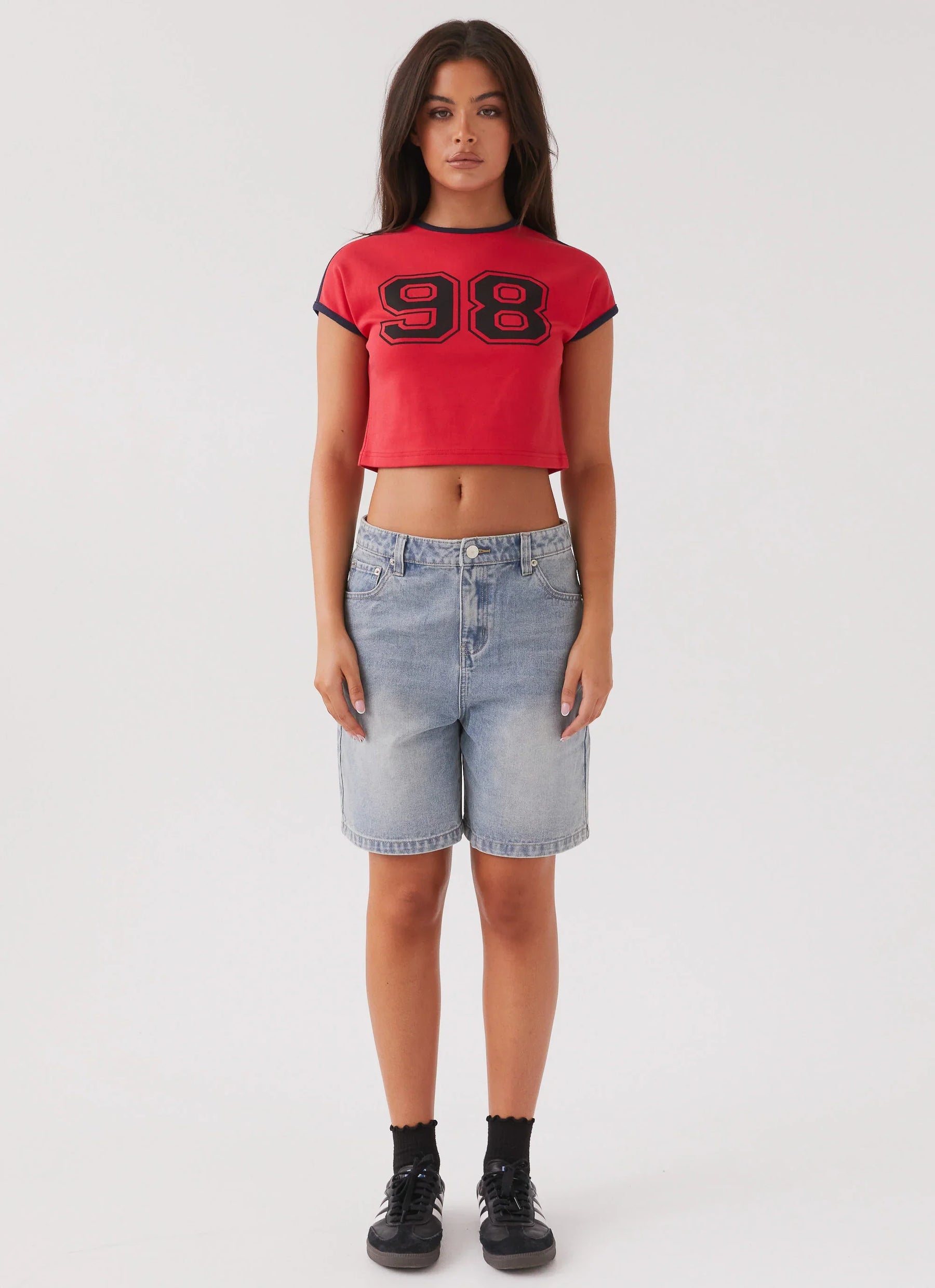 Hunter Denim Jorts - Vintage Wash Blue