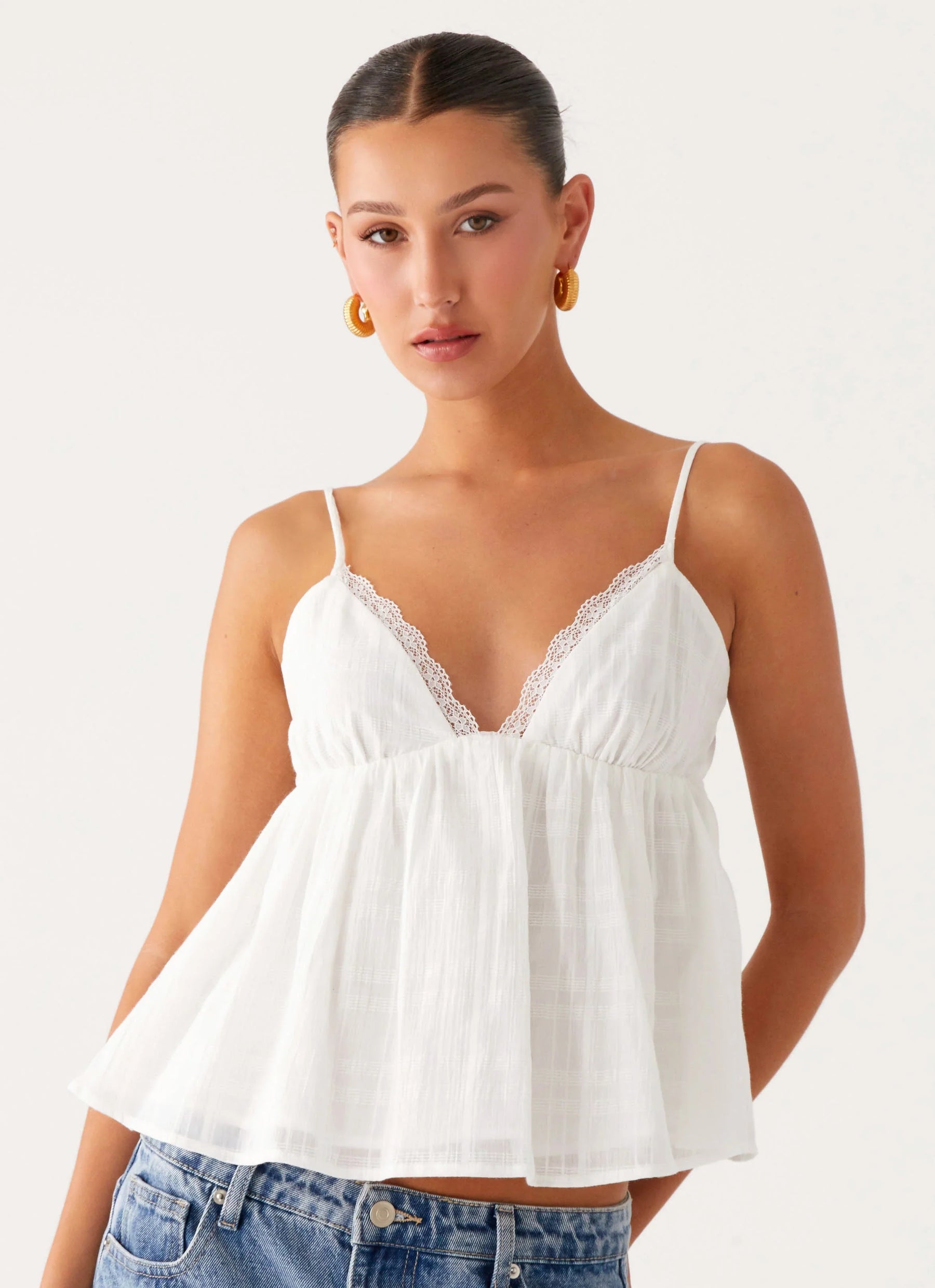 Obliviate Cami Top - White