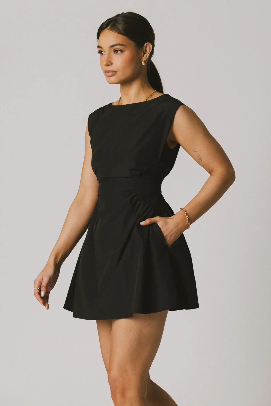 Jemma Mini Dress in Black