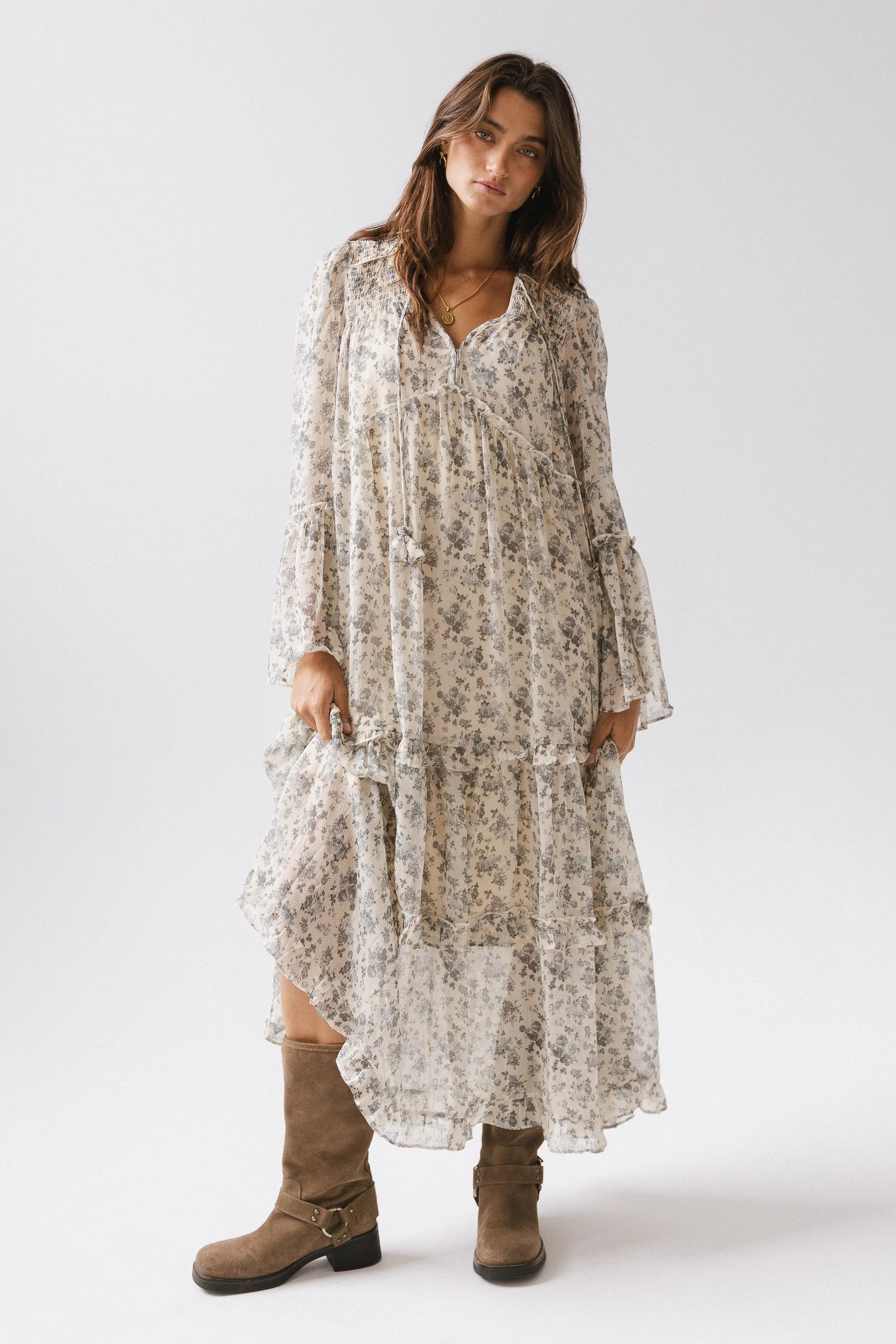 Luna Floral Maxi Dress