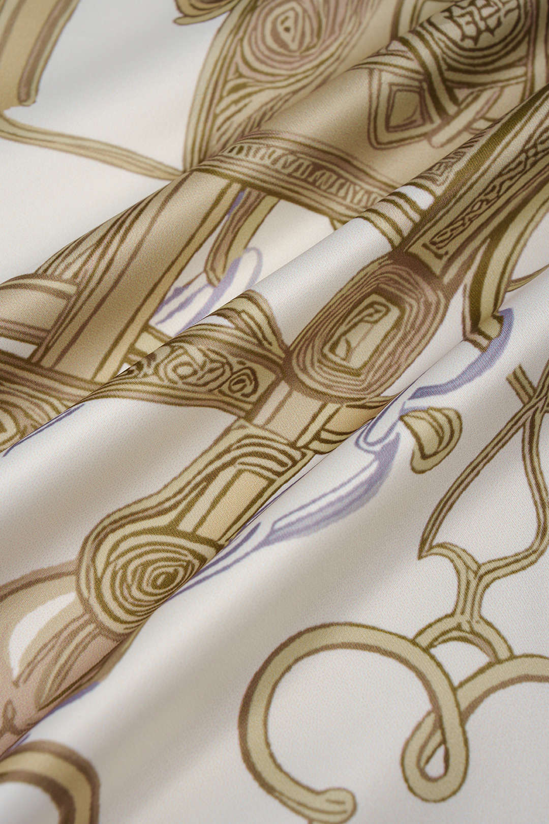 Abstract Print Asymmetrical Skirt