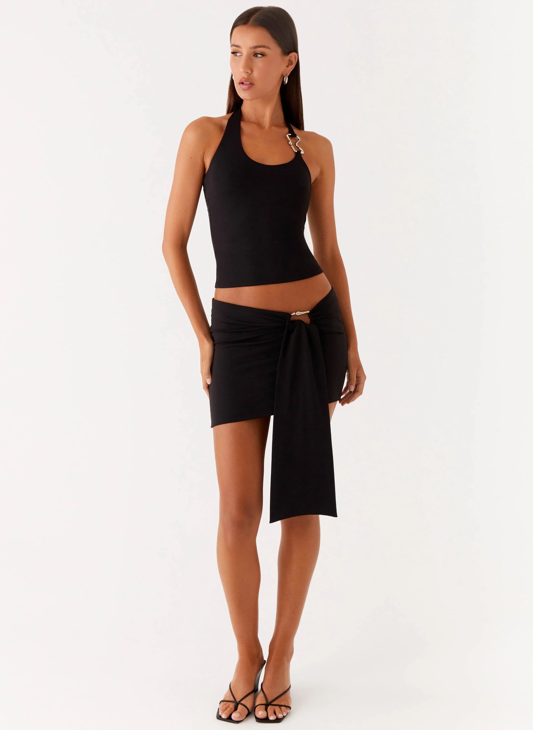Lucent Mini Skirt - Black