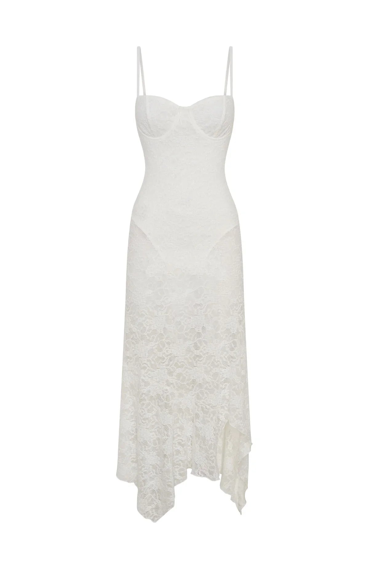 Darling Girl Midi Dress White