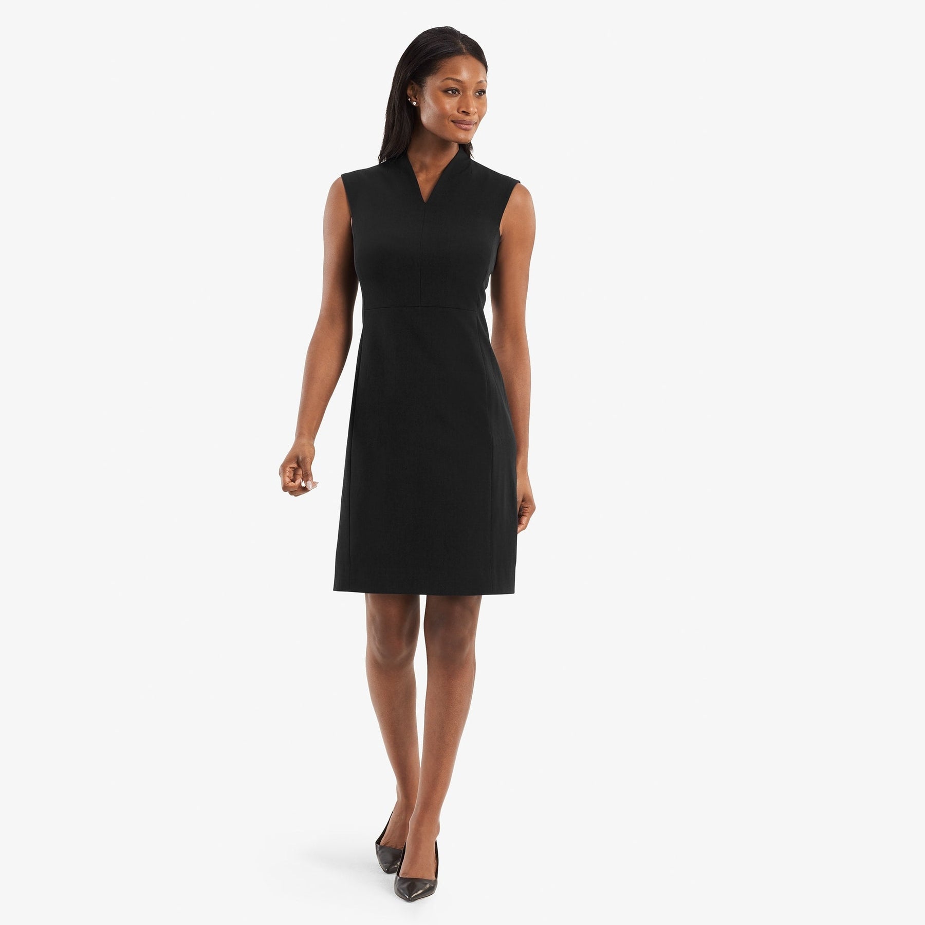 Aditi Dress - Recycled WonderTex :: Black