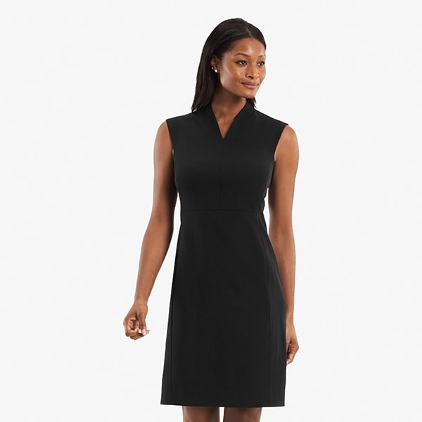 Aditi Dress - Recycled WonderTex :: Black