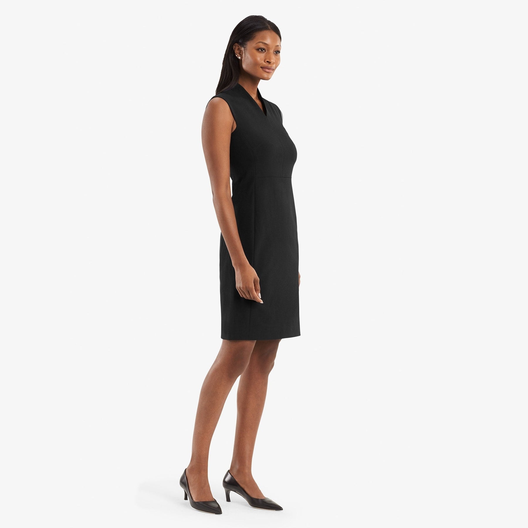 Aditi Dress - Recycled WonderTex :: Black