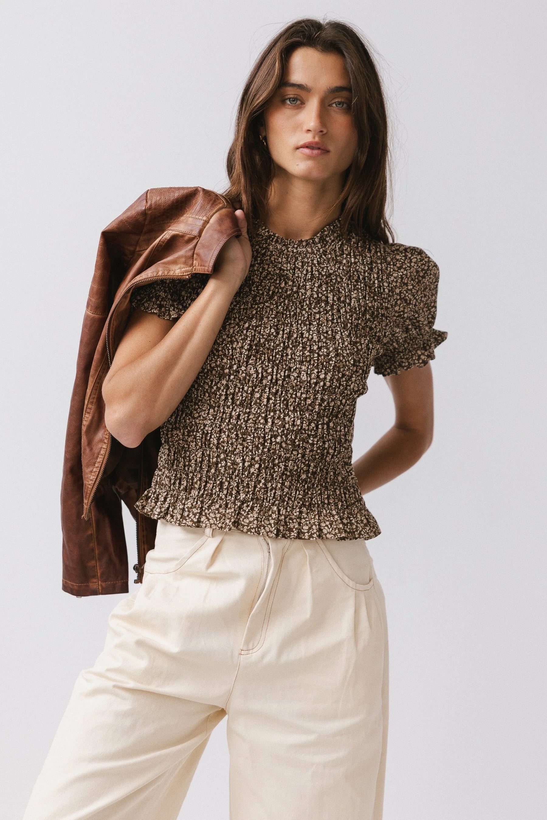 Maura Smocked Blouse